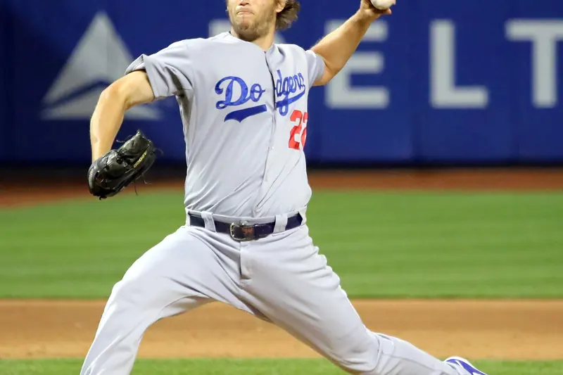 A pitcher delivers from the mound during a Major League Baseball game