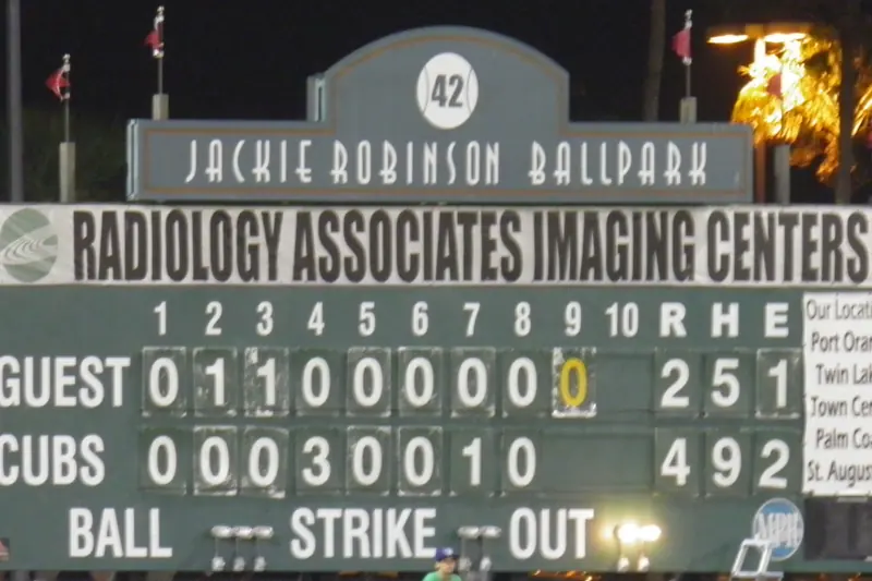 The opening inning of a Major League Baseball game