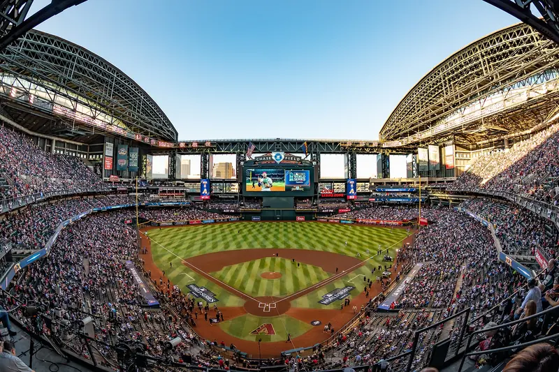 Chase Field, home ballpark of the Arizona Diamondbacks