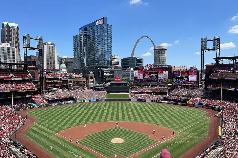 Busch Stadium, home ballpark of the St. Louis Cardinals