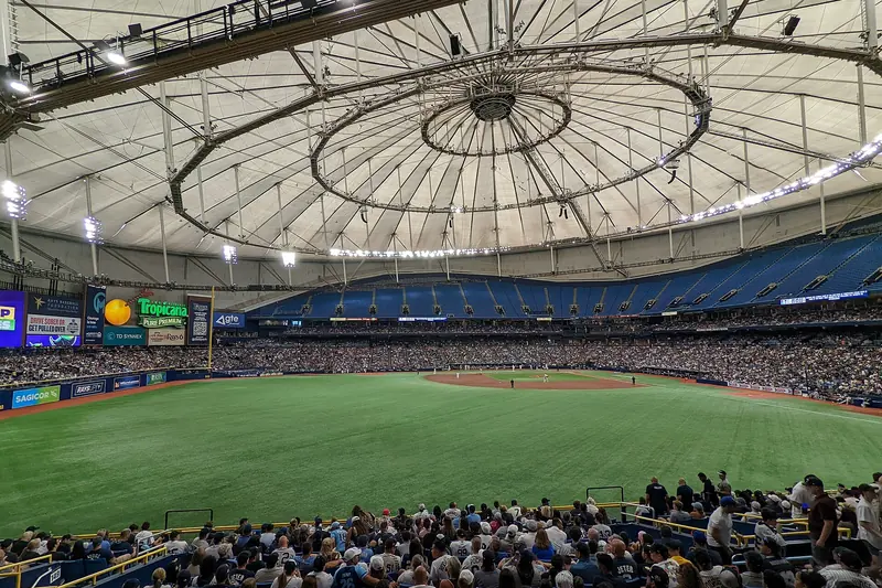 Tropicana Field, home ballpark of the Tampa Bay Rays